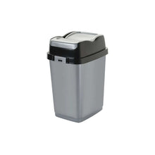 Load image into Gallery viewer, 10L Modern Double Swing Lid Garbage Bin | Durable Polypropylene Trash Can - Multiple Colors