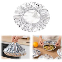 Load image into Gallery viewer, Reusable aluminum foil insulation cover, keeps food hot, durable heat-resistant design.