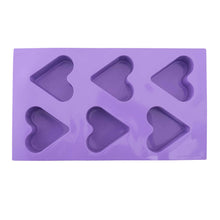 Load image into Gallery viewer, Cake and Cookie Molds - 6-Piece Heart Cake and Cookie Mold