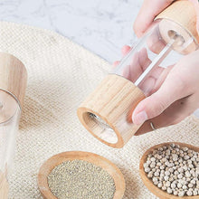 تحميل الصورة في عارض المعرض، Shakers - Premium Wooden Pepper & Spice Grinder – Adjustable Coarseness with transparent acrylic mill