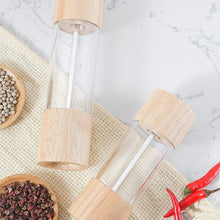 Load image into Gallery viewer, Shakers - Premium Wooden Pepper & Spice Grinder – Adjustable Coarseness with transparent acrylic mill