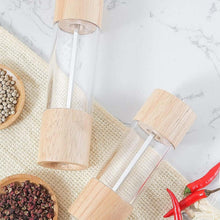 تحميل الصورة في عارض المعرض، Shakers - Premium Wooden Pepper & Spice Grinder – Adjustable Coarseness with transparent acrylic mill