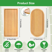 تحميل الصورة في عارض المعرض، Wooden trays with dimensions and features on a green and white background
