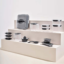 Load image into Gallery viewer, Set of kitchen appliances and utensils on a white shelf