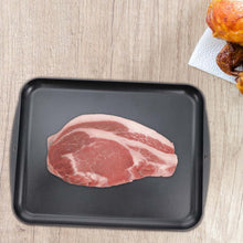 تحميل الصورة في عارض المعرض، 1 Pc | Multifunctional Thawing Plate Defrosting Plate for Meat Kitchenware Scratch Easy to Clean with pork chop.