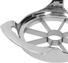 Load image into Gallery viewer, Close-up of a chrome metal object with intricate design on a white background