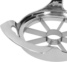 تحميل الصورة في عارض المعرض، Close-up of a chrome metal object with intricate design on a white background