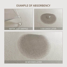 Load image into Gallery viewer, (45 x 60 cm) Absorbent Dish Drying Mat for Kitchen Counter | Foldable Rubber Drainer Pad for Dishes & Glasses