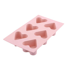 Load image into Gallery viewer, Cake and Cookie Molds - 6-Piece Heart Cake and Cookie Mold