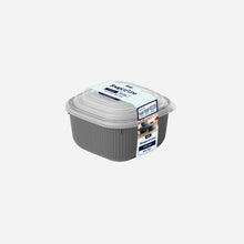 تحميل الصورة في عارض المعرض، Gray food container with a lid on a white background
