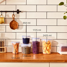Load image into Gallery viewer, Food Storage Container - Plastic Round Deep Seal Storage Container 1225 ml