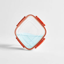 تحميل الصورة في عارض المعرض، حاويات تخزين المواد الغذائية (طقم من 3 - 575 - 1075 و 1900 مل.) - حاويات تخزين مربعة الشكل محكمة الغلق