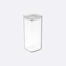 Load image into Gallery viewer, Food Storage Containers Set - Acrylic Sealed/Airtight Square Food Jars Chef box - 2100 ml.