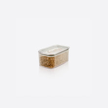 Load image into Gallery viewer, Food Storage Container - Acrylic Airtight Rectangle Stripe Container 700 ml.