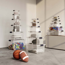 تحميل الصورة في عارض المعرض، Storage Box - Plastic Stackable Storage Container - 10.5 Lt.