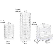 تحميل الصورة في عارض المعرض، Makeup, Jewelry & accessories Organizers - Diamond Makeup Organizer 3 PCS Set