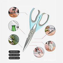 Load image into Gallery viewer, Scissors - Heavy Duty Stainless Steel Scissors, Multi-purpose Ultra Sharp Scissors Utility Food Scissors for Chicken, Poultry, Fish, Herbs