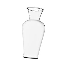 Load image into Gallery viewer, Elegant decorative clear glass vase with unique shape, crafted from high-quality borosilicate glass.
