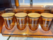 Load image into Gallery viewer, Food Storage Container - Set of 5 (100 ml. x 4 Jars & Stand) Airtight Acrylic Storage Containers