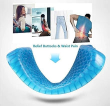 تحميل الصورة في عارض المعرض، Honeycomb Gel Seat Cushion | Ergonomic Pressure Relief for Office Chair, Car & Wheelchair