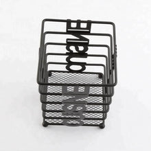 Load image into Gallery viewer, Cutlery Holder - Heavy Duty Stainless Steel Cutlery Rack With Black Tableware Stand