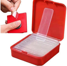 Load image into Gallery viewer, MULTIPURPOSE DOUBLE FACE – Unique Adhesive Box with 60 Strong Mounting Chips, for Smart and Secure Home Solutions Without Nails or Drilling Tools. (1 Pack)