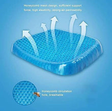 تحميل الصورة في عارض المعرض، Honeycomb Gel Seat Cushion | Ergonomic Pressure Relief for Office Chair, Car & Wheelchair