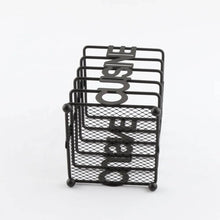Load image into Gallery viewer, Cutlery Holder - Heavy Duty Stainless Steel Cutlery Rack With Black Tableware Stand