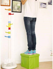 Load image into Gallery viewer, Storage Ottoman Cube - Seat Chest, Stool, Storage Box, Footrest, Foldable Storage Stool (30x30x30 cm)