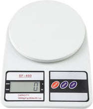 Load image into Gallery viewer, Electronic Kitchen Scale - Portable High Precision 5kg White LCD