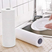 تحميل الصورة في عارض المعرض، Cleaning Cloth/Sponge - Edible Oil Absorbent Towel Roll 25 Napkin - Perfect for Oil and Fat Absorption 20 x 22 cm