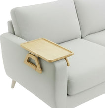 تحميل الصورة في عارض المعرض، Bamboo Folding Sofa Tray, Sofa Armrest Tray Clip-On Couch Desk for Drinks, Snacks, Phone, Remote Control