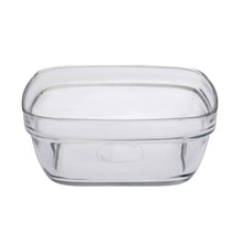 تحميل الصورة في عارض المعرض، 4-Piece Square Clear Glass Bowl Set (600ml) | Multipurpose Serving & Prep Dish