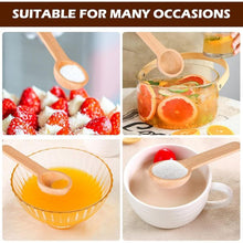 Load image into Gallery viewer, Spices & Herbs Mini Wooden Spoons 6 Pcs - Round (7.5 x 2.5 cm)