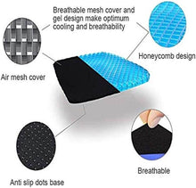 تحميل الصورة في عارض المعرض، Honeycomb Gel Seat Cushion | Ergonomic Pressure Relief for Office Chair, Car & Wheelchair