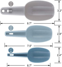 Load image into Gallery viewer, Measuring Shovels Food Set - Multi-Purpose Set of 3 Spoons (50, 100 & 150 ml.)