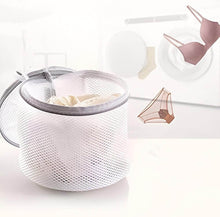 تحميل الصورة في عارض المعرض، Laundry Bags - Set of 2 Durable for Washing Machine (1 Cylinder 16 x 16 cm & 40 x 50 cm Bags) – Honeycomb Mesh for Delicates with Premium Zipper