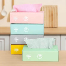 تحميل الصورة في عارض المعرض، Stack of colorful boxes of Eagle's Pick microfiber cleaning cloths for versatile kitchen use.
