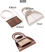 Load image into Gallery viewer, Plastic Cleaning Broom Brush & Dustpan Set Desktop Broom Sweep Cleaning Brush Dust Pan Car Keyboard Cleaning Household