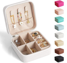 Load image into Gallery viewer, Jewelry & accessories Box - Portable Multi-Layer Leather Travel case - Small