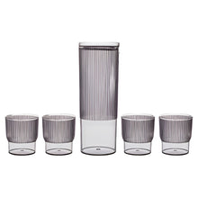 Load image into Gallery viewer, Cups/Mugs/Jars/Jugs - Reusable Set of 5 Acrylic Cups - ( 4 cups x 1.1L Plastic Pitcher with Lid )
