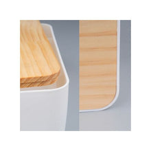 Load image into Gallery viewer, Tissue Box - Plastic with Wooden Cover & Mobile Slot - Paper Napkin Holder Case
