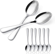 تحميل الصورة في عارض المعرض، Set of silver spoons on a white background