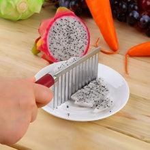 Load image into Gallery viewer, Crinkle Cutter - Wavy Slicer for Vegetables and Fruits with Stainless Plastic Handle