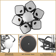 Load image into Gallery viewer, Shakers - Glass Spice seasoning jars Set of 6 with Stainless Steel Lids & Holder