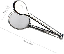 تحميل الصورة في عارض المعرض، 2 in 1 Stainless Steel Strainer & Tongs - Practical Dual-Use Kitchen Tool for Safely Draining and Lifting Foods, Rust Resistant and Heavy Material for Long Lasting Performance.