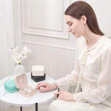 Load image into Gallery viewer, Jewelry & accessories Box - Portable Multi-Layer Leather Travel case - Small