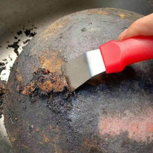 Load image into Gallery viewer, Multi-Purpose Stainless Steel Kitchen Spatula - Ice Removal Shovel, Cleaning Scraper, Degrease Tool - Angled