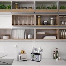 تحميل الصورة في عارض المعرض، حامل ملعقة بلاستيك - منظم أدوات المائدة - حامل أواني المطبخ