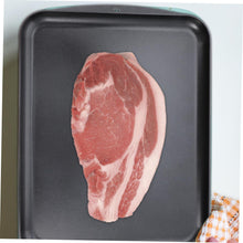 Load image into Gallery viewer, 1 Pc | Multifunctional Thawing Plate Defrosting Plate for Meat Kitchenware Scratch Easy to Clean with a piece of pork.